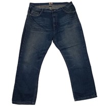 Phat Farm Men&#39;s Jeans 44 x 32 Blue Denim Baggy Hip Hop Embroidery - £18.17 GBP