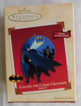 Hallmark Calling The Caped Crusader Batman Keepsake Christmas Ornament 2002 - £11.99 GBP