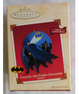 Hallmark Calling The Caped Crusader Batman Keepsake Christmas Ornament 2002 - $15.00