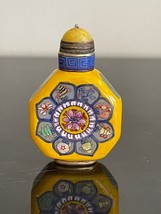 Vintage Chinese Hand Painted Peking Glass Marked Snuff Bottle - £78.82 GBP