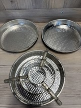 Vintage Bake King Classic Checkerboard Cake Pan Set - All Metal - £10.80 GBP