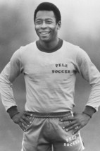 Pele soccer legend in his &quot;Pele Soccer&quot; shirt smiling 18x24 Poster - $23.99