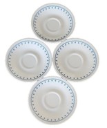Four (4 )~ Vintage ~ Corelle By Corning ~ BLUE SNOWFLAKE GARLAND ~ 6&quot; Sa... - €29,96 EUR