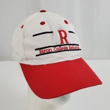 Vintage Ripon College Redhawks Hat Cap The Game Split Triple Bar Snapbac... - $18.99