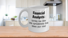 Chartered Financial Analyst Mug Funny Spreadsheet Professional Data Nerd Gift - £13.75 GBP+