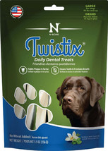 Twistix Vanilla Mint Flavor Dental Dog Treats for Large Dogs - £7.07 GBP+