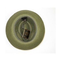 Men's Summer Spring Braid Straw style Hat by BRUNO CAPELO JULIAN JU908 Olive image 2