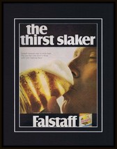 1968 Falstaff Beer Framed 11x14 ORIGINAL Vintage Advertisement - £34.82 GBP