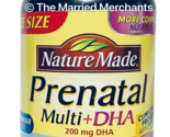 Nature Made Prenatal Multi + 200 mg DHA 90 softgels Free US Ship 7/2025 ... - $14.49