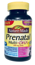 Nature Made Prenatal Multi + 200 mg DHA 90 softgels Free US Ship 7/2025 ... - $14.49