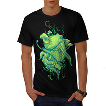 Wellcoda Octopus Beast Mens T-shirt, Sea personage Graphic Design Printe... - £14.63 GBP+