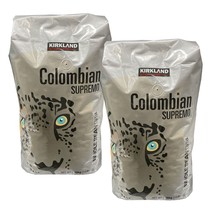 2 Packs Kirkland Colombian Supremo Coffee Beans, 48 oz. - £50.11 GBP