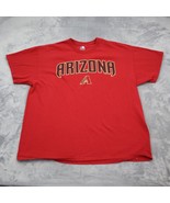 Genuine Merchandise Shirt Mens XL Red Short Sleeve Crew Neck Arizona Print Tee - $368.91 MXN