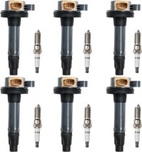 Set of 6 Ignition Coils and Spark Plugs Fit for Ford F150 Expedition Exp... - $167.88
