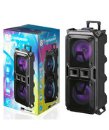 Reiko 8&quot;x2 Speaker with A charger line and wired mic, And remote (LT-280... - $2,765.05 MXN