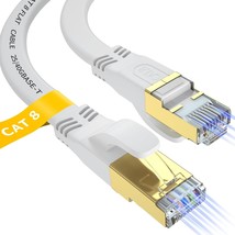 Cat 8 Ethernet Cable 6 FT Outdoor Indoor High Speed Heavy Duty Network L... - £6.68 GBP