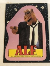 Alf Tv Series Sticker Trading Card Vintage #27 - $1.97