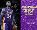 KOBE BRYANT #24 MOTIVATION QUOTE LIFE IS TOO SHORT TO GET BOGGED PHOTO A... - $4.85+