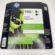 Genuine HP 950XL High Yield 2 Pack Black in Retail Packaging Exp 12/2019 NEW - £22.93 GBP