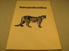Booklet Experimental Hyperparathyroidism In Young Cats 1968 [Y35g] - £6.87 GBP