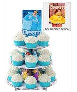 Disney Princess Dream 3 Tier Cupcake Stand by Wilton Birthday Party Supp... - $15.02 CAD