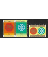JAPON. Yvert nsº 2041/43 nuevos y un sello defectuoso - $1.38 CAD