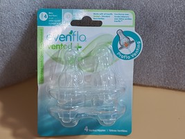 Evenflo ProFlo Venting Nipples Fast Flow (8+Month) 4 Nipples Per Pack - $184.51 MXN