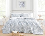 King Size Quilt Set, Cotton Reversible Bedding, Lightweight Home Decor, ... - £152.39 GBP