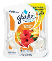 Glade Plug-Ins Hawaiian Breeze Scent Air Freshener Oil Refill 1.34 oz Li... - $10.95