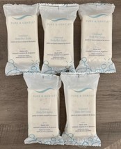 (5) Pure &amp; Gentle Oatmeal Bath &amp; Body Bars W/Oatmeal &amp; Coconut Oil 3 oz.... - $11.87