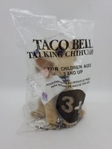 Taco Bell Talking Chihuahua 1997 Vintage New in Package Stuffed Animal P... - £6.31 GBP