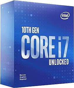 Intel Core i7-10700KF Desktop Processor 8 Cores up to 5.1 GHz Unlocked W... - $398.99