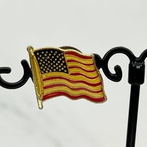 Vintage Waving American Flag America USA Flair Pin Pinback - £5.51 GBP