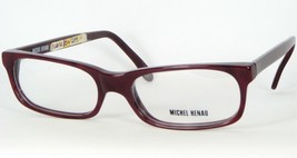 Michel Henau Nw 81D 537 Burgundy Eyeglasses Glasses Plastic Frame 55-17-140mm - $138.60