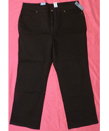 New $40 Classic Elements Sears Women&#39;s Black Jean Style Pants Slacks Plu... - £4.42 GBP