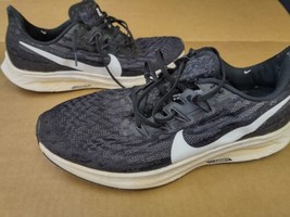 Nike Air Zoom Pegasus 36 Shoes Black &amp; Thunder Gray Running Sneakers Sz 11.5 - £22.63 GBP