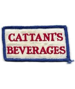 Vintage CATTANI&#39;S BEVERAGES Uniform Hat Jacket PATCH Liquor Store PENNSY... - $276.42 MXN