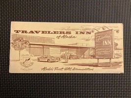 Vintage Travelers Inn Fairbanks Alaska Hotel Travel Brochure - £5.07 GBP