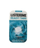 Listerine Ready! Tabs Clean Mint On The Go Mouth Clean Chewable 8 Tablets  - $19.99