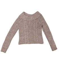 FREE PEOPLE Femmes Pull En Tricot Avalon Grossier Solid Rose Taille XS O... - £29.86 GBP