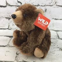 Wild Republic Mini Cuddlekins Plush Brown Bear Shaggy Stuffed Animal Soft Toy - £9.34 GBP