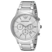 NWT Emporio Armani AR5963 Men&#39;s Sportivo Chronograph Stainless Steel Watch $345 - £132.72 GBP