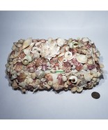 Sea Shell Seashell Covered Decorative Handmade Hinged 11x8x5 Box Trinket... - £52.26 GBP