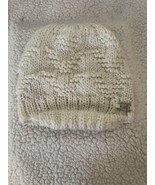 Women&#39;s Under Armour Cable Knit Beanie, White, Lined With A Small Bill - $264.63 MXN