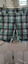 Sonoma Ladies Plaid Shorts Size 4 - £7.05 GBP