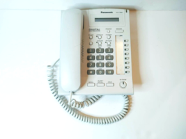 PANASONIC KX-T7665 WHITE PHONE TELEPHONE OFFICE DESK LCD DIGITAL HYBRID ... - $62.50