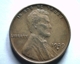 1929-D LINCOLN CENT PENNY EXTRA FINE / ABOUT UNCIRCULATED XF/AU NICE COI... - $13.00