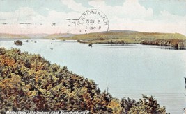 East Manchester New Hampshire~Massabesic Lake Looking East~Postcard 1906 Pstmk - £4.60 GBP