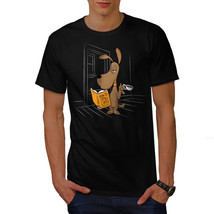 Wellcoda Dog Troll Cat Study Funny Mens T-shirt,  Graphic Design Printed Tee - £14.95 GBP+