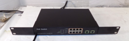 BV-TECH POE-SW802G 10 Port Gigabit Poe+ Switch 8 Poe+ 2 Ethernet Uplink - £38.81 GBP